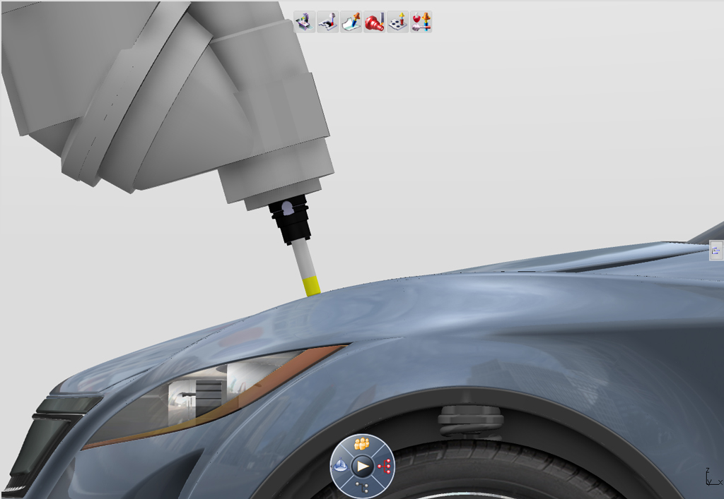 DELMIA manufacturing simulation for car automotive industry