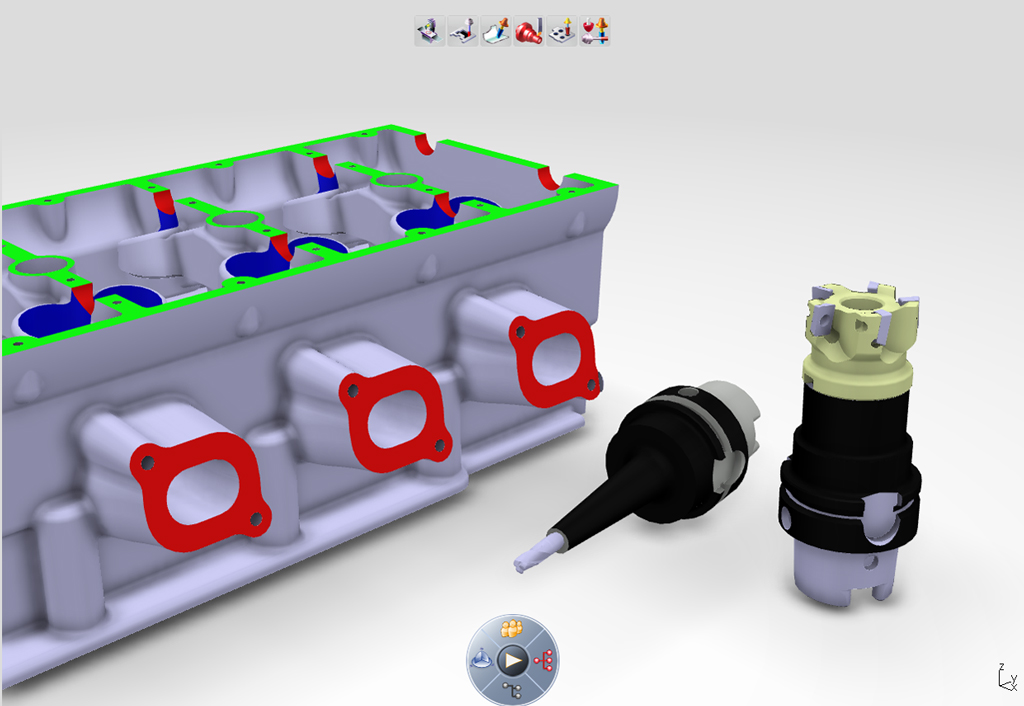 DELMIA tool management and manufacturing simulation and tool selection