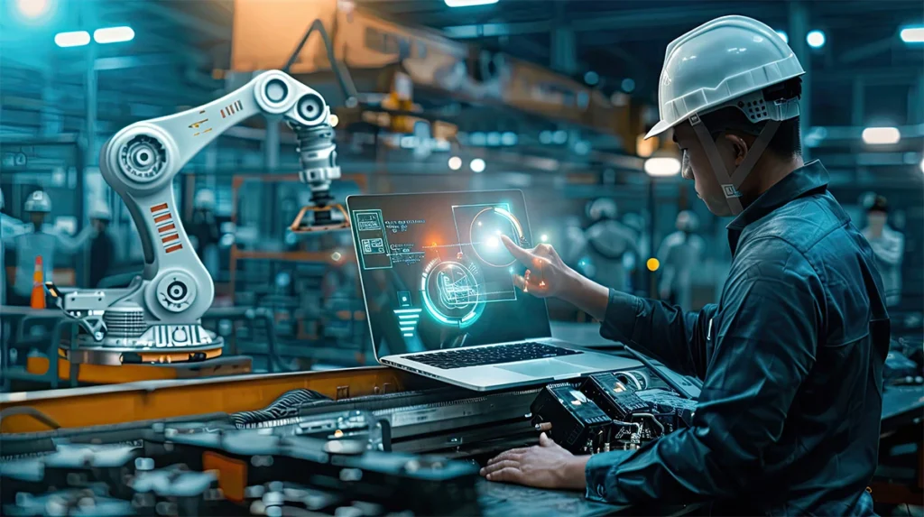 how ai is revolutionizing the manufacturing industry for a smarter future 1024x573